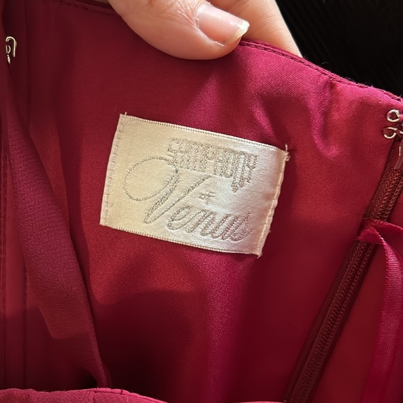 Symphony Of Venus Red Mother of Groom/Bride Dress with Matching Shrug size 18 - Picture 8 of 12